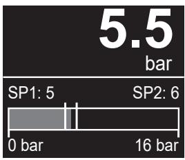 IFM PQS816 - Display, scalatura della barra - 1