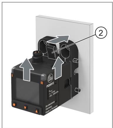 IFM PQS816 - Rear wall mounting with mounting bracket - 7