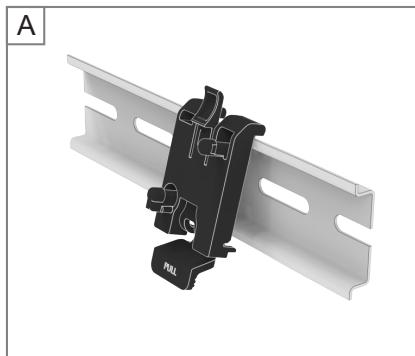 IFM PQC812 - DIN rail 마운팅 - 2