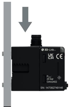 IFM PQC812 - Montaż na ścianie - 4