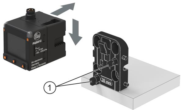 IFM PQC812 - Montagem sobre uma mesa - 4