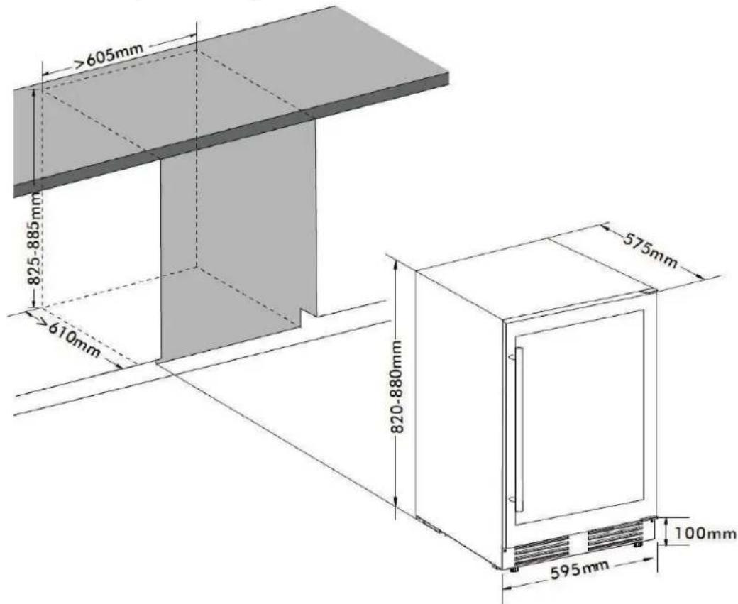 FRIGELUX RE2T136A - Umiestnenie - 1