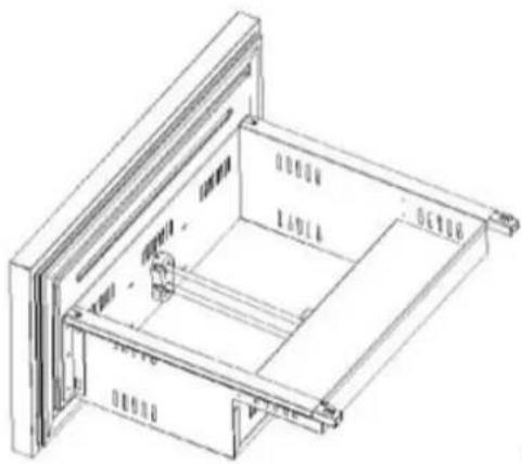 FRIGELUX RE2T136A - Drawer Divider Installation for model RE2T136A: - 4