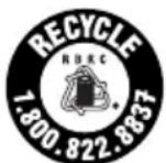 Porter-Cable PCCF940 - Le sceau RBRC® - 1