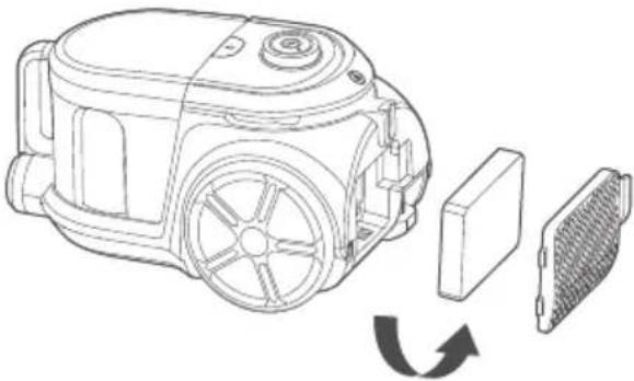 EUREKA NEN180 - Cleaning the filters - 4