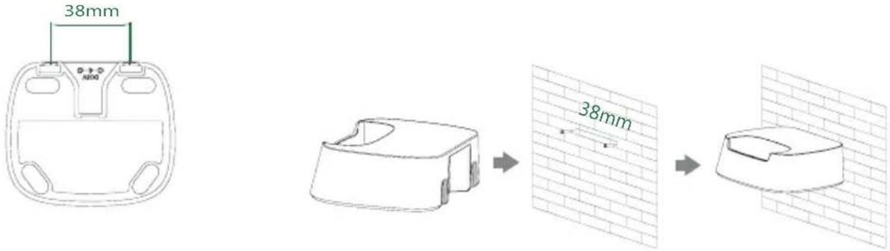 Yealink W71P - (Optional) Mount the charging cradle to the wall. - 1