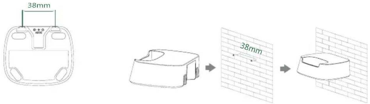 Yealink W71P - (Optional) Mount the charging cradle to the wall. - 1