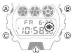 CASIO G-Shock GM-6900 - Configuration des alertes par flash - 1