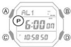 CASIO G-Shock GD-B500 - Configuration des réglages de l'alarme - 3