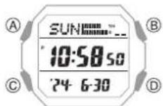 CASIO G-Shock GD-B500 - Indicateurs - 1
