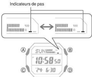 CASIO G-Shock GD-B500 - - Comptage des pas - 1