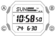 CASIO G-Shock GD-B500 - Correction automatique de l'heure via une connexion Bluetooth (correction de l'heure) - 1