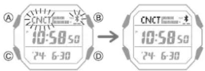 CASIO G-Shock GD-B500 - Réception d'informations CASIO WATCHES sur la montre - 1