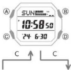 CASIO G-Shock GD-B500 - Navigation entre les modes - 1