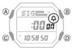 CASIO G-Shock GD-B500 - Activation du signal sonore horaire - 2