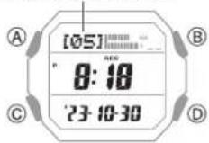 CASIO G-Shock GD-B500 - Suppression d'un enregistrement spécifique - 1