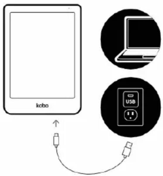 KOBO Clara Colour - Conseils sur l'état et la charge de la batterie - 1