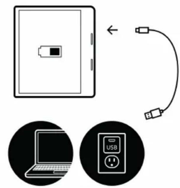 KOBO Libra Colour - Conseils sur l'état et la charge de la batterie - 1