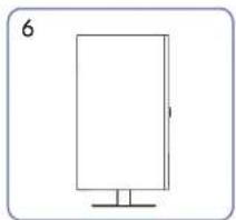 SAMSUNG S24D600U - Rotation du produit - 6