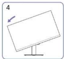 SAMSUNG S24D600U - Rotation du produit - 4