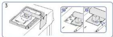 SAMSUNG S24D600U - Fixation du socle - 4
