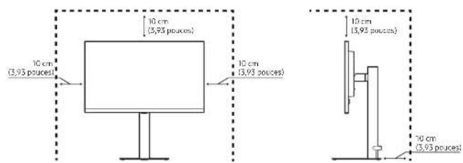 SAMSUNG S24D600U - Vérification de l'espace autour du produit - 1