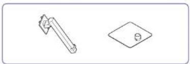 SAMSUNG S24D600U - Fixation du socle - 1