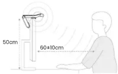 BENQ ScreenBar Pro - Activación/desactivación de la función de detección de presencia - 1