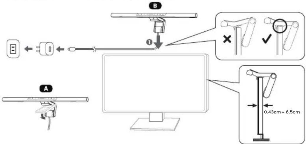 BENQ ScreenBar Pro - 安装 - 1