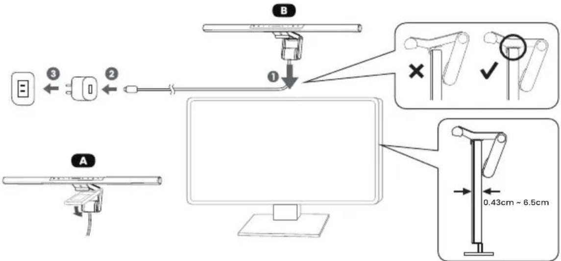 BENQ ScreenBar Pro - 설치방법 - 1