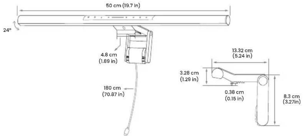 BENQ ScreenBar Pro - Technische Daten - 1