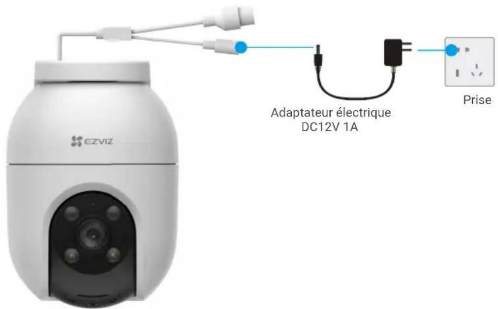 EZVIZ C8c 3K - Option B : Connexion sans fil - 1