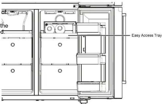 KITCHENAID KRQC736RPS - Freezer Storage Compartments Easy Access Tray - 1