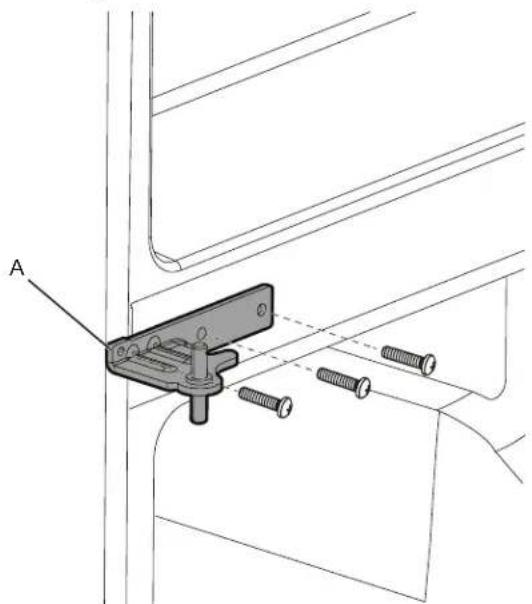 KITCHENAID KRQC736RPS - Remove and Replace Freezer/ Flexible Temperature Zone Door - 1