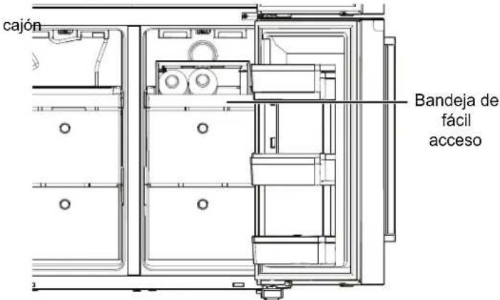KITCHENAID KRQC736RPS - Compartimientos de almacenamiento del congelador - 1