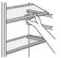Orima ORH-249-W - Posicionamento de los cajones de la puerta - 1