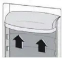 Orima ORH-249-W - Posicionamento de los cajones de la puerta - 2
