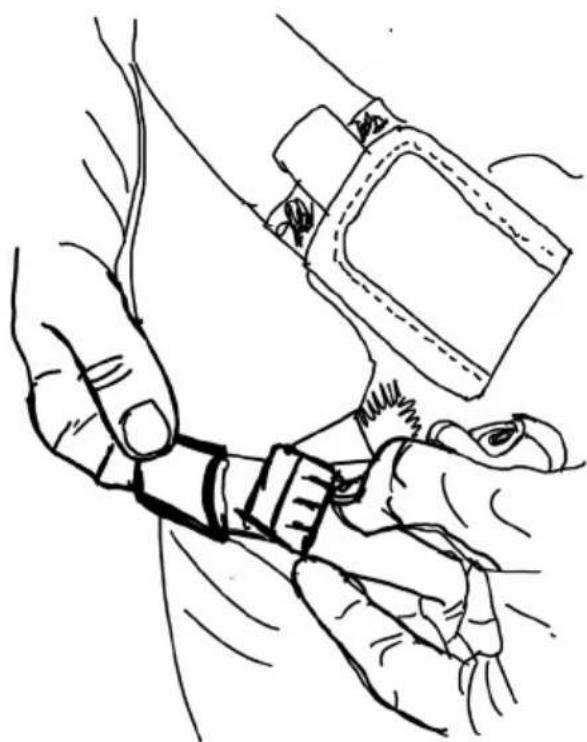 Mafell BionicBack BB-1 - Step 14: Stowing away the ends of the belt strap - 1