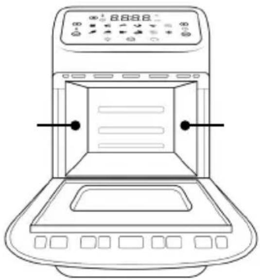 Arendo Frytime 305400 - Colocar la barra giratoria para asados/aves/kebab (5/10) o el tambor (8) - 1