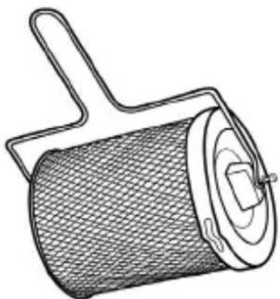 Arendo Portodo 305526 - Inserting the rotating skewer for kebab / roasting / poultry (5/10) or rotating cage (8) - 2