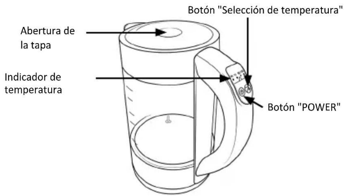 Arendo Infusion 304566 - Ilustración con tapa con filtro de té - 2