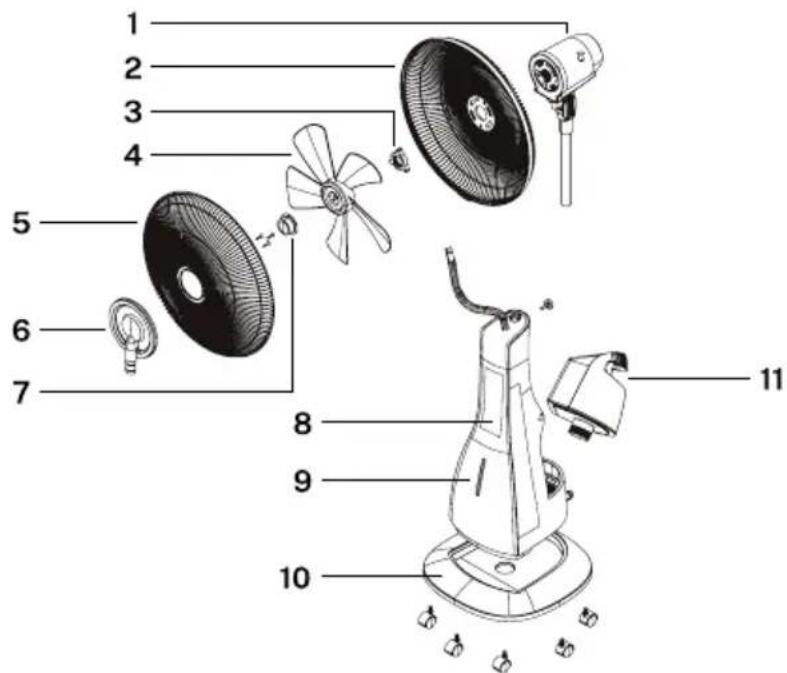Create Air Mist - LISTADO DE PARTES - 1