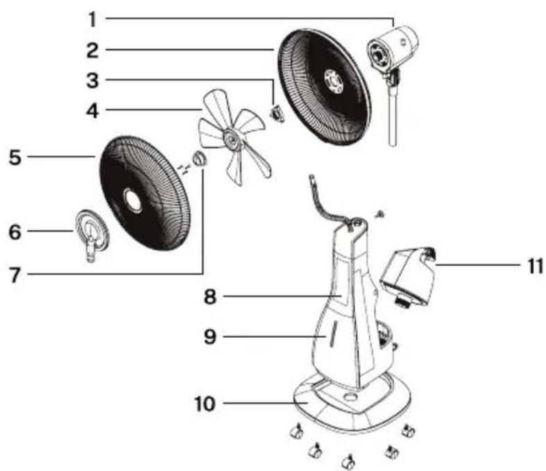 Create Air Mist - LISTA DE PEÇAS - 1