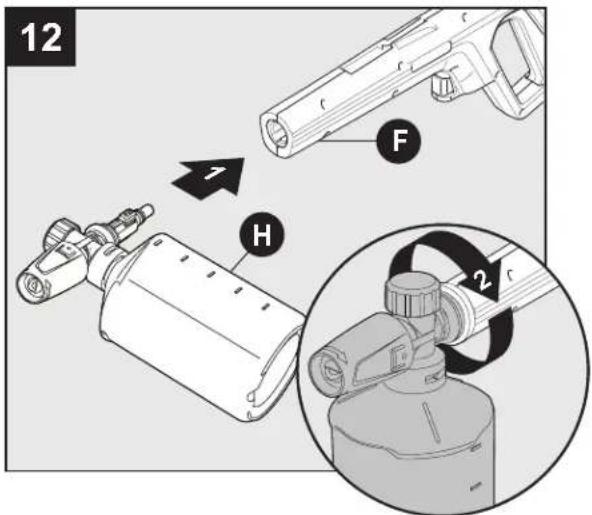Simpson CM61351 - Installation de la mousse canon - 1