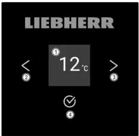 LIEBHERR WPbl 4201 - Éléments de commande et d'affichage - 1