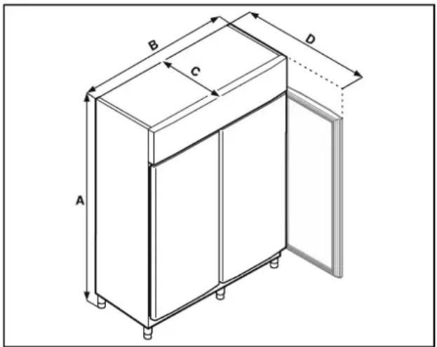LIEBHERR FRPSrh 6501 Perfection - Dimensions de l'appareil - 2