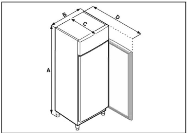 LIEBHERR FRPSrh 6501 Perfection - Dimensions de l'appareil - 1