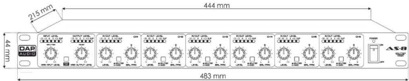 DAP-Audio AS-8 - Caractéristiques du produit - 1