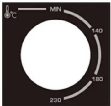 BRANDT FC609MUB - b) De temperatuur instellen - 1