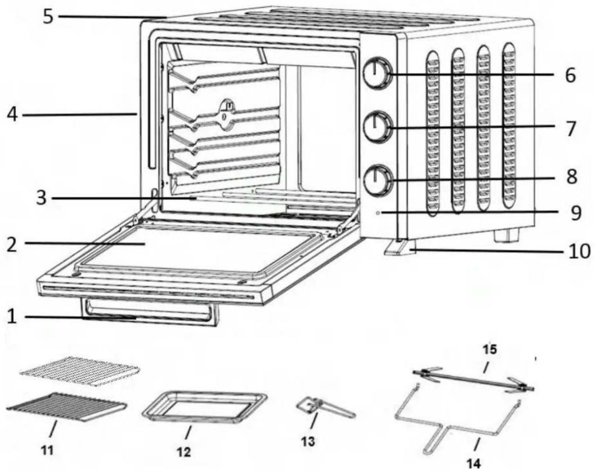 BRANDT FC609MUB - c) Description of Your Machine - 1